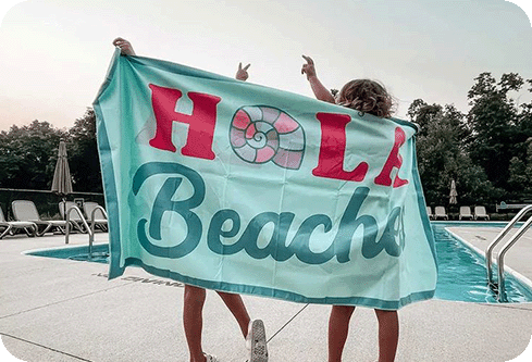 Custom Beach Towels Wholesale from 16.99 4inBandana