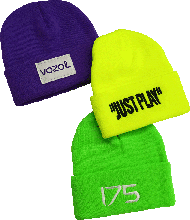 Custom beanies for year-round use from $6.25