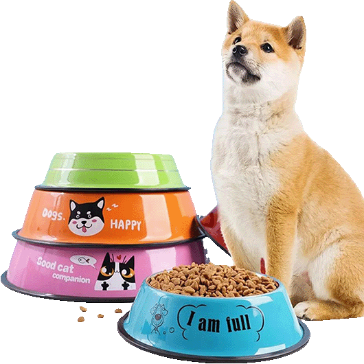 Dog/cat Food & Water Bowl Label Set FREE SHIPPING in US. Custom