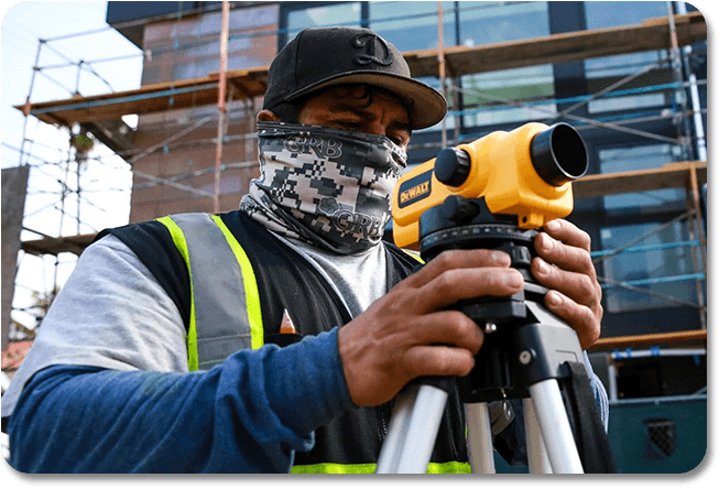 Construction Worker - Face Mask and Sun Hat