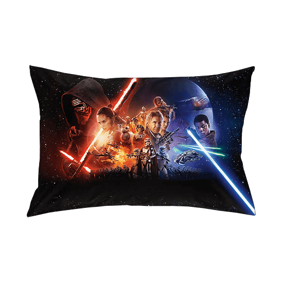 Pastele R2 D2 and BB8 Star Wars The Force Awakens Custom Pillow Case  Personalized Spun Polyester