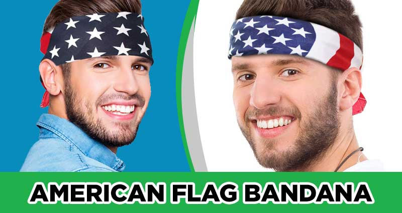American Flag Bandana