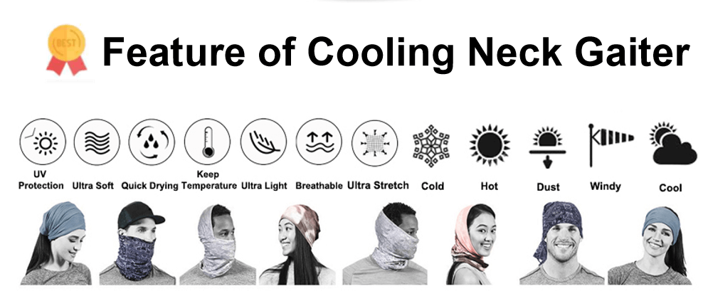 Cooling neck gaiter 10