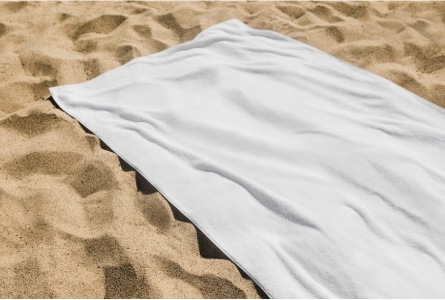 plain color beach towel