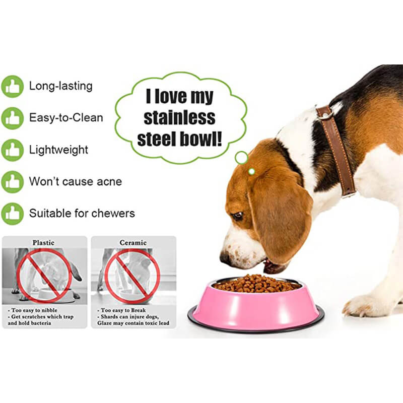 Personalized Large Dog Food Bowls - Dog Breeds