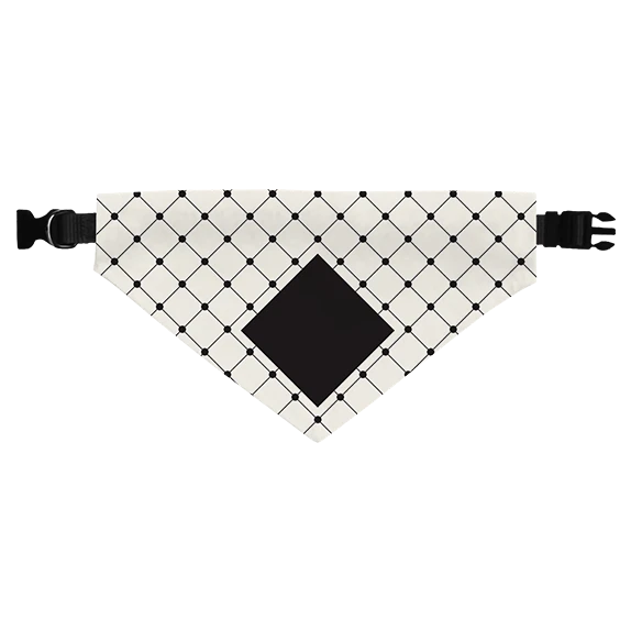 Premium Chanel Plaid Custom Pet Gears with Collar