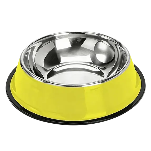 Customized Stainless Steel Dog Bowl with Anti-Tip Design